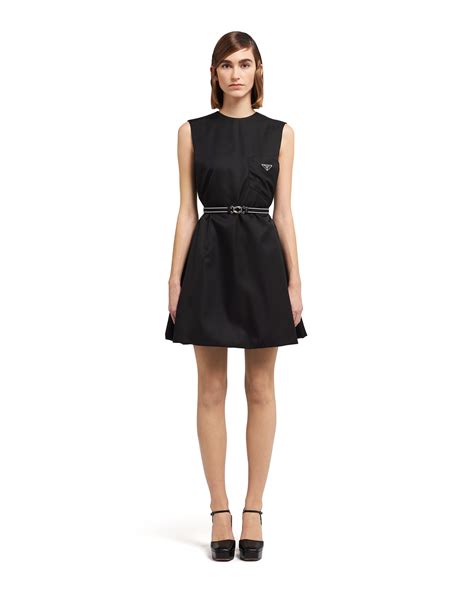 sleeveless black prada dress|prada nylon sheath dress.